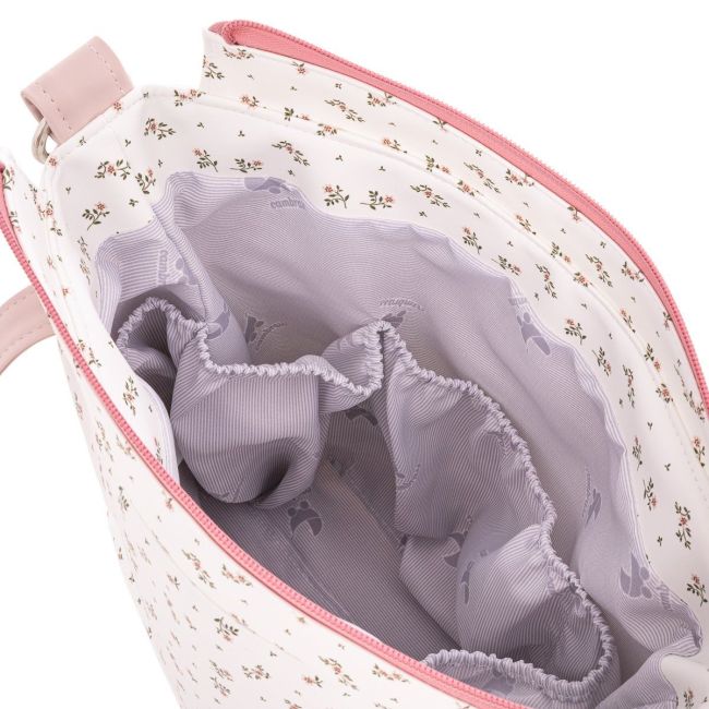 Borsa Talega Aura Beige/Fiori 12X40X35 Cm