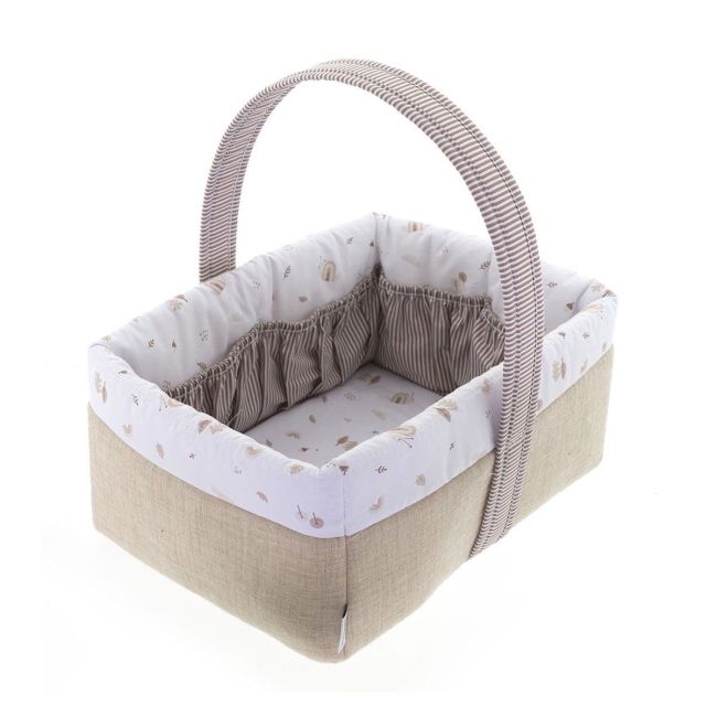 Panier de bébé 22,5X29X29 cm Greeny Beige