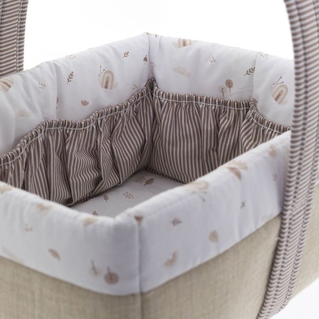 Panier de bébé 22,5X29X29 cm Greeny Beige