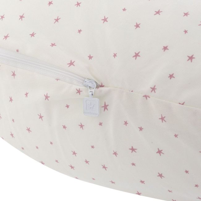 Cuscino da allattamento Luna 80X185X16 cm Magia Rosa