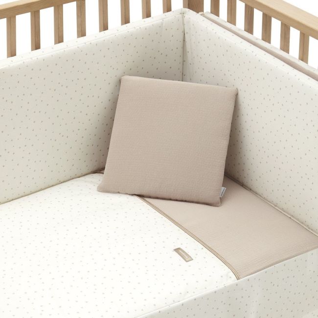 2-teiliges Bettdeckenset I-V. Babybett 60 Magia Beige 60X120X3 cm