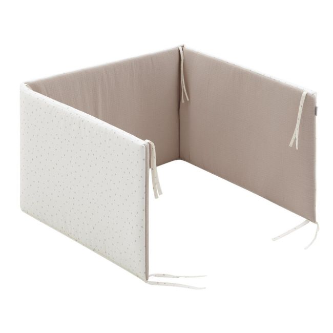 Set 2 pezzi Trapunta I-V. Lettino 60 Magia Beige 60X120X3 Cm