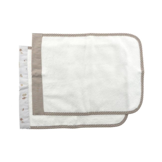 Lot de 2 serviettes Greeny Beige 25X35X1 cm