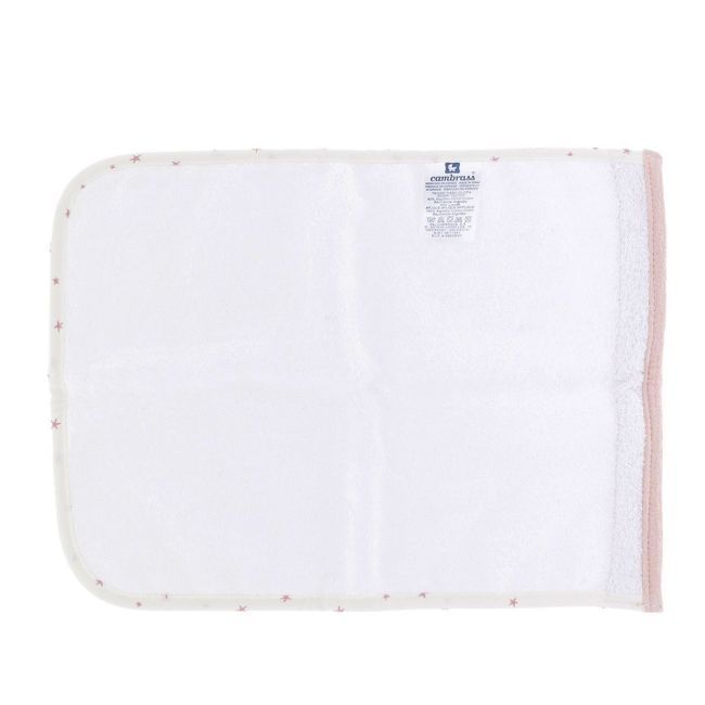 Lot de 2 serviettes magiques rose 25X35X1 cm