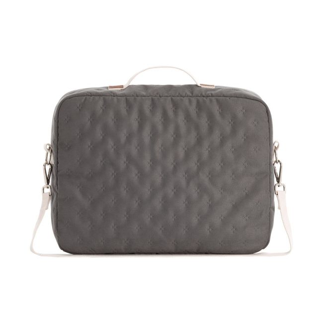 Kliniktasche Soft Winter Grau 12X47X36 cm