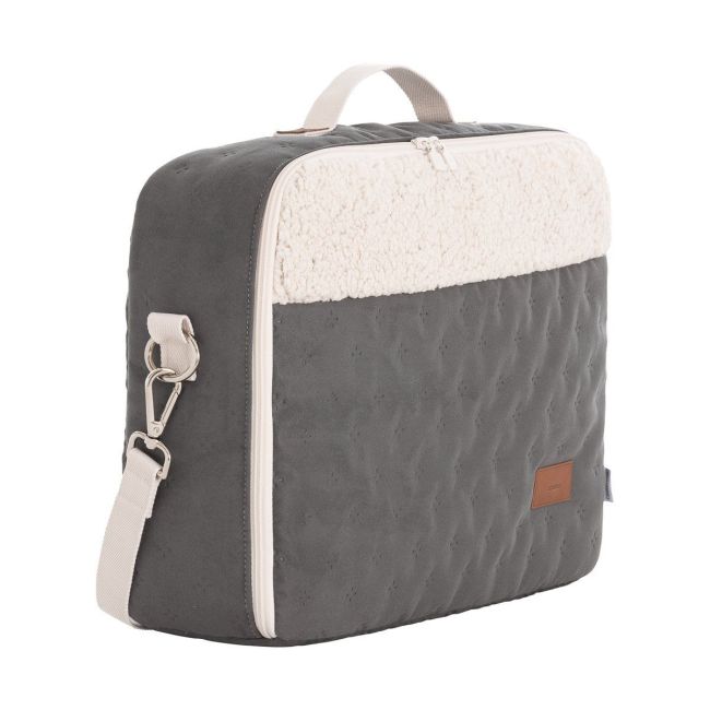 Kliniktasche Soft Winter Grau 12X47X36 cm