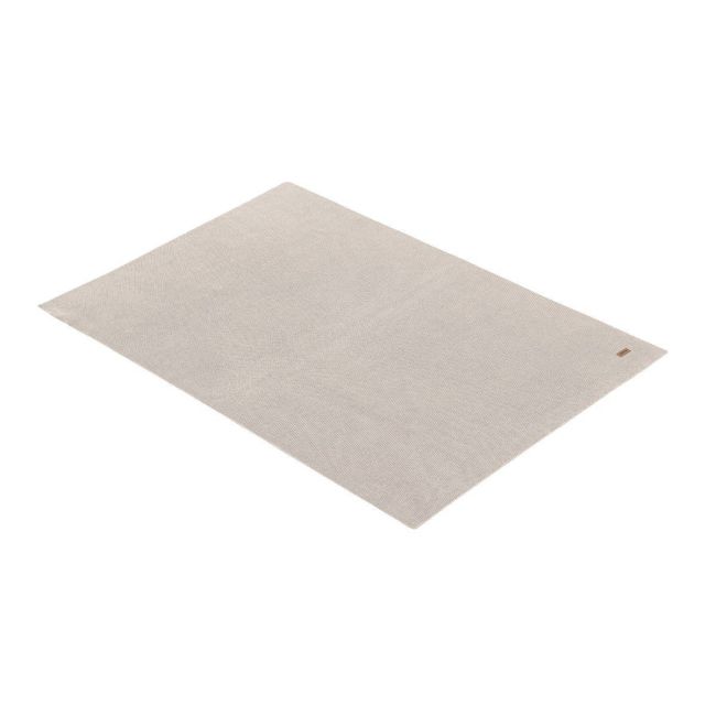 Couverture en point de bambou 80X100X1 cm Uni Gg5 Beige