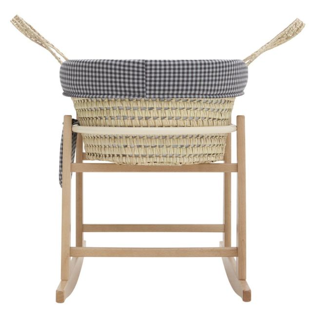 Moses Basket My Cuckoo + Little Rock Beige/Vichy Legs 49X80X61 Cm