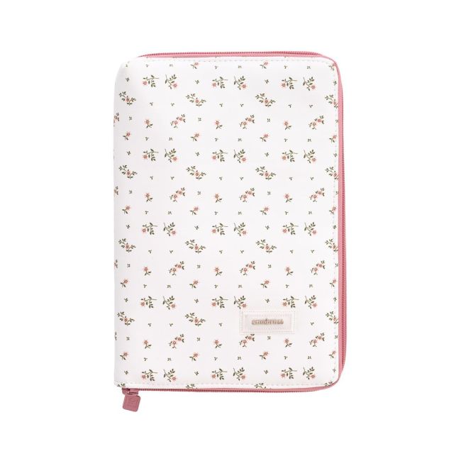 Porte-documents Aura Beige/Fleurs 3X19X27 cm