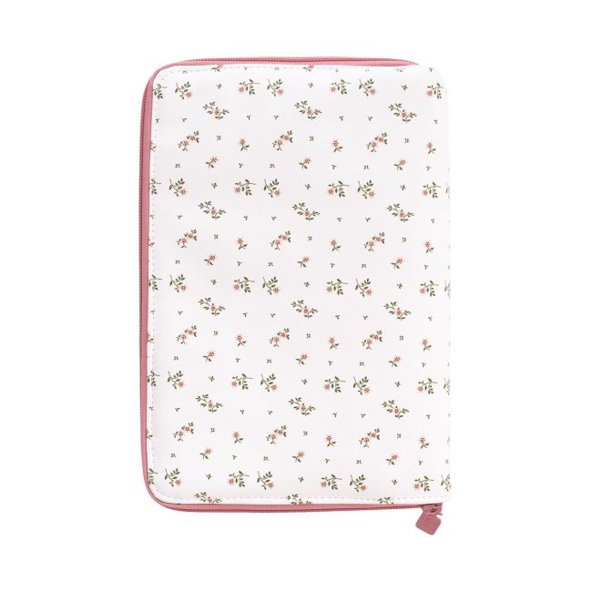 Porte-documents Aura Beige/Fleurs 3X19X27 cm