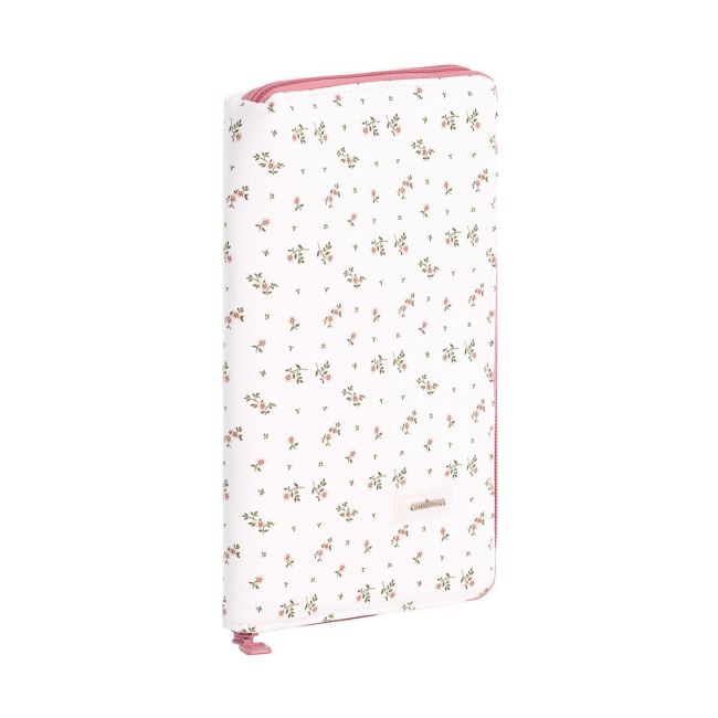 Porte-documents Aura Beige/Fleurs 3X19X27 cm