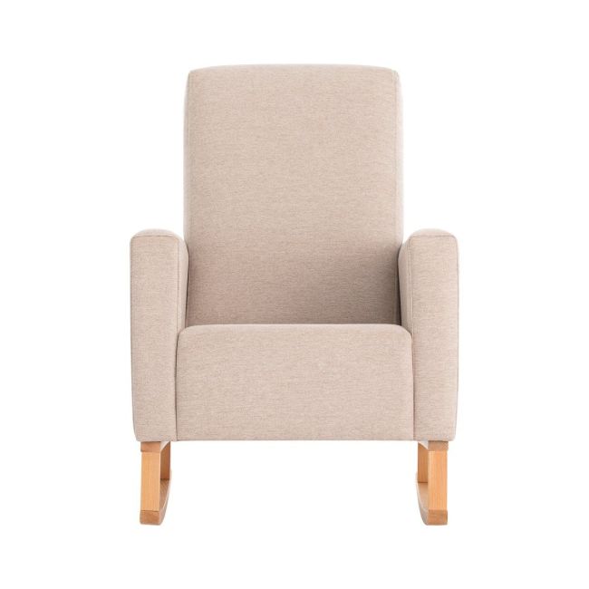 Fauteuil d'allaitement uni beige 70X70X104 cm