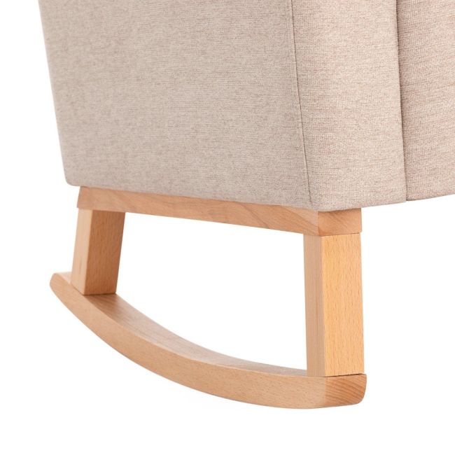 Fauteuil d'allaitement uni beige 70X70X104 cm