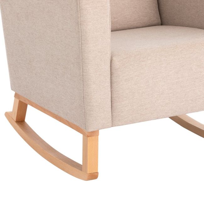 Stillen Stuhl Einfarbig in Beige 70x70x104 cm
