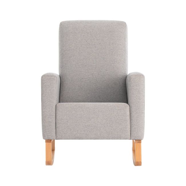 Fauteuil d'allaitement lisse en gris 70X70X104 cm