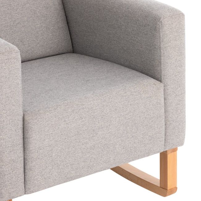Stillen Stuhl Einfarbig Grau 70x70x104 cm