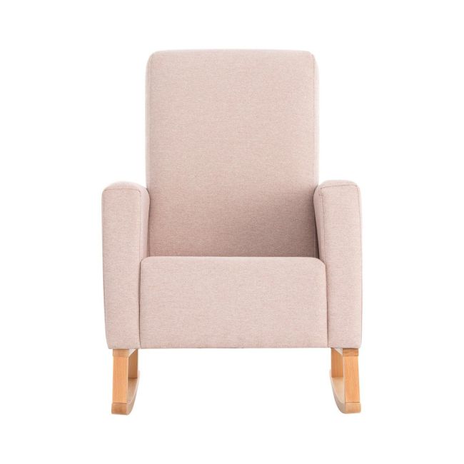 Fauteuil d'allaitement uni rose 70x70x104 cm