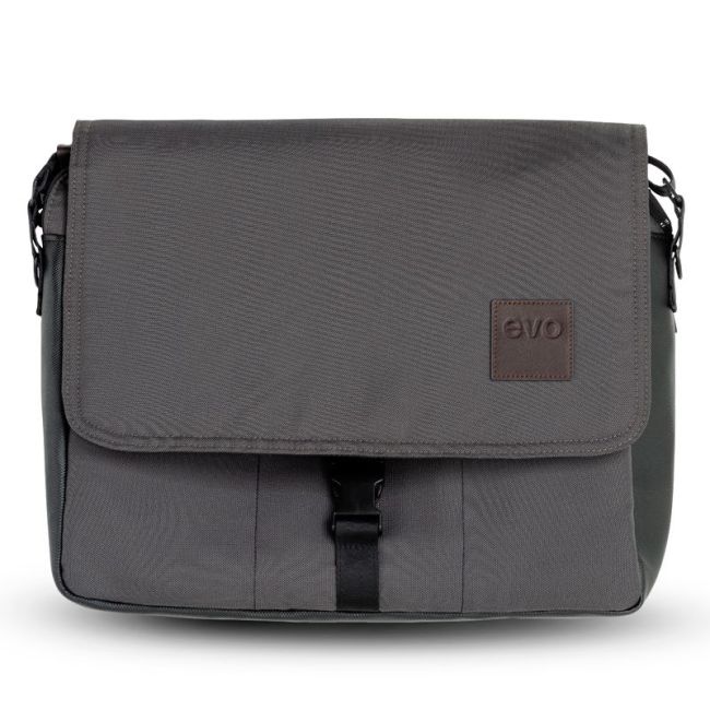 Borsa per Pannolini Stone Grey Dark Brown