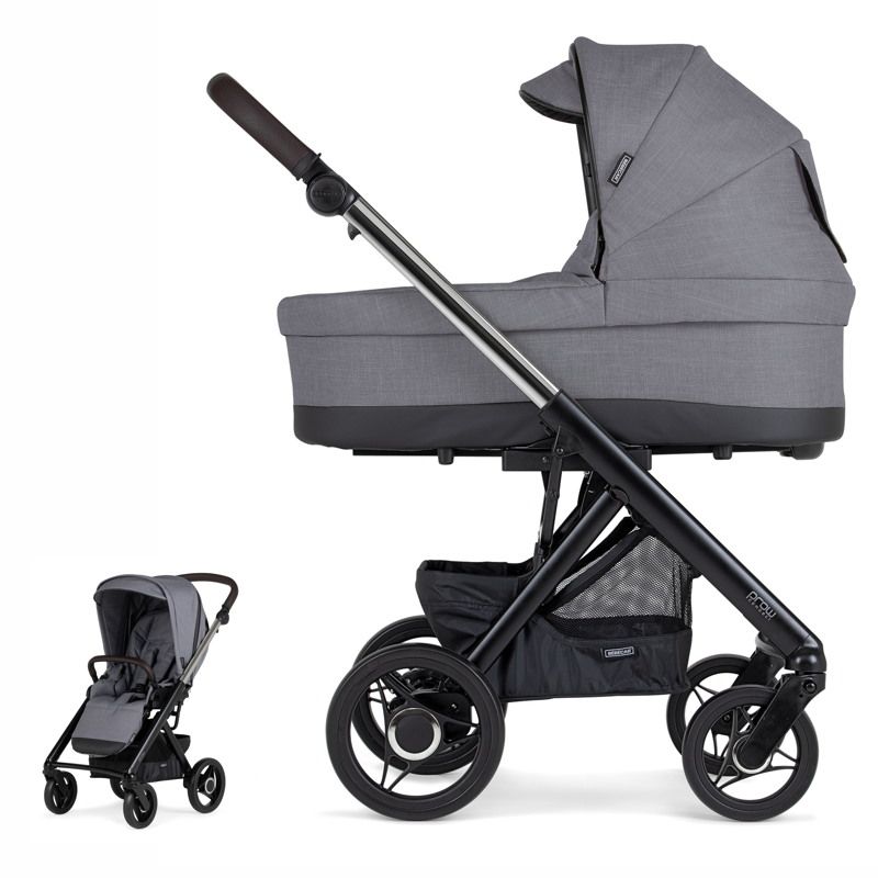 Kinderwagen Bebecar Prow Compact Chrom Schwarz KA 414 BEBECAR BebeCenter