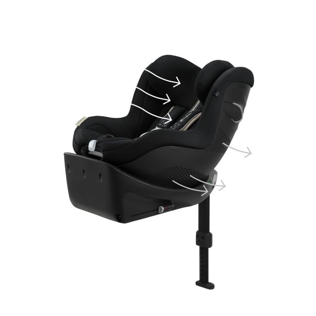 SIRONA GI I-SIZE PLUS MOON BLACK - BLACK