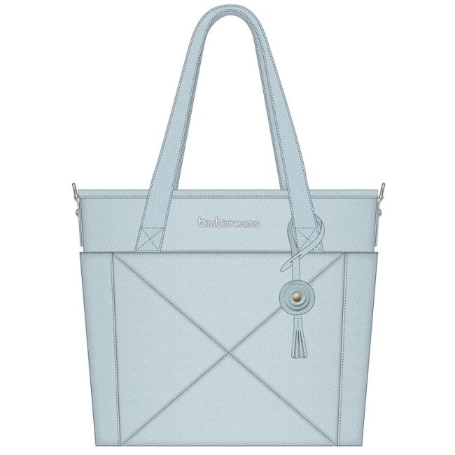 BORSA+CAMBIATORE 292 QUILT 290 AG BLU GRIGIO