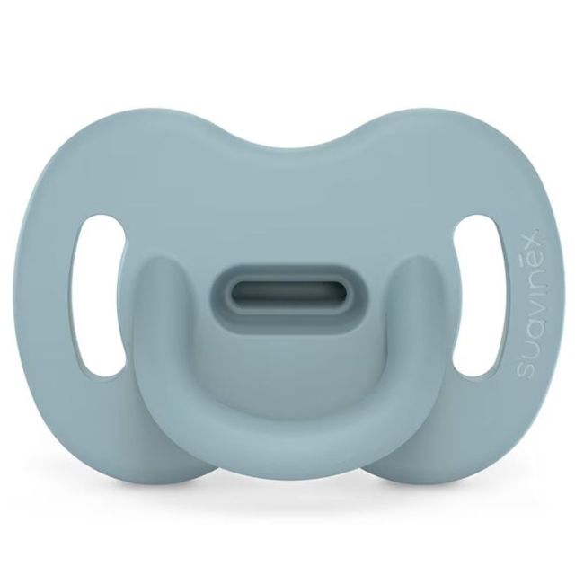 Sucette tout en Silicone Physiologique 0/6m SX Pro Bleu SUAVINEX - 1