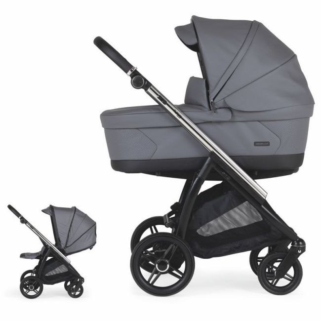 Poussette Bebecar Flowy KP-425 Mixte Crhomé/Noir BEBECAR - 1