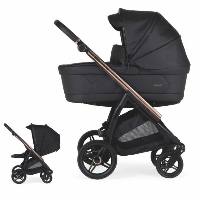 Poussette Bebecar Flowy KP-426 Mixte Fumé Rose/Noir BEBECAR - 1