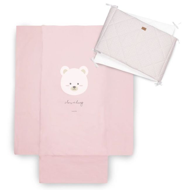 Pack Essential 60x120cm Rosa Montana BONJOUR BEBE - 1