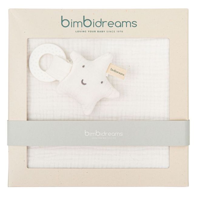 Coffret Cadeau N3 et Anneau de Dentition Blanc BIMBIDREAMS - 1