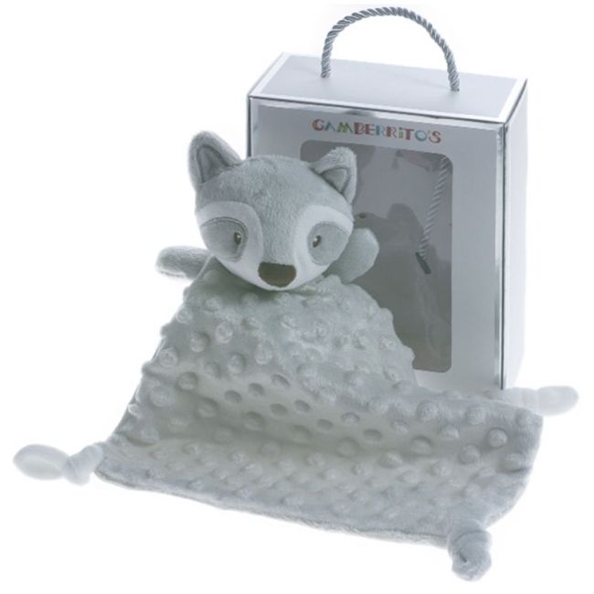 Doudou Peluche Enfant Gris GAMBERRITOS - 1