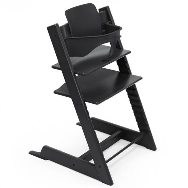 Seggiolone Evolutivo Stokke Tripp Trapp - Sedia Nera