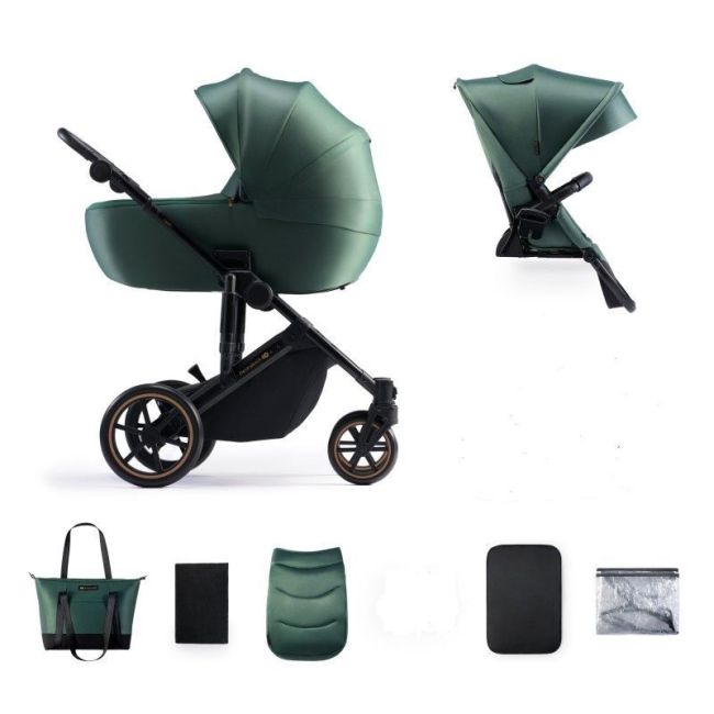 Carrozzina 2 in 1 Kinderkraft Prime 2 Dark Green KINDERKRAFT - 1