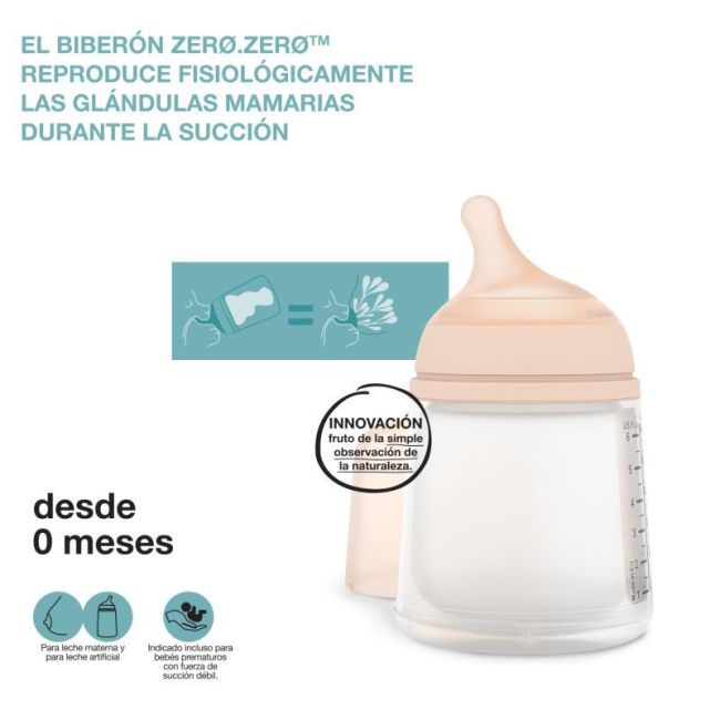 Ensemble de démarrage Biberon Suavinex Zero Zero 180 ml