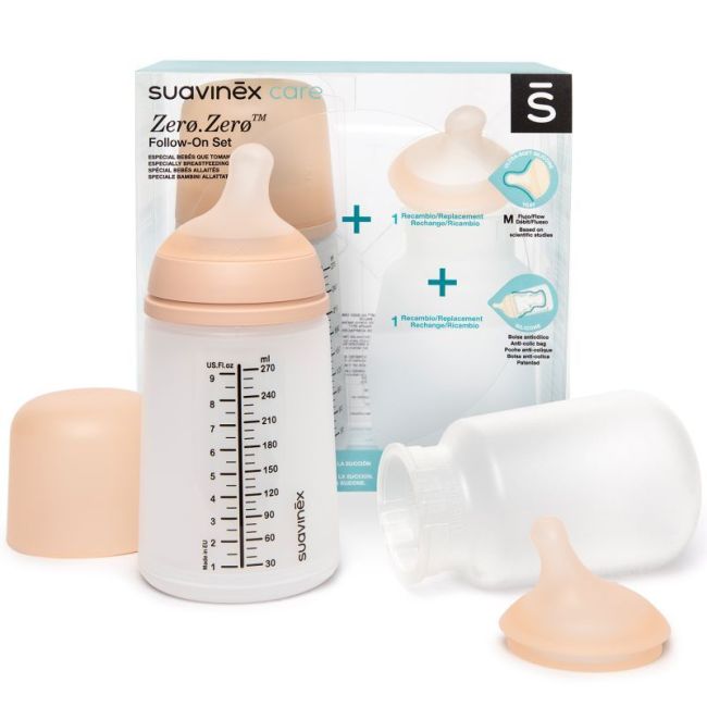 Ensemble Starter Biberon Suavinex Zero Zero 270 ml