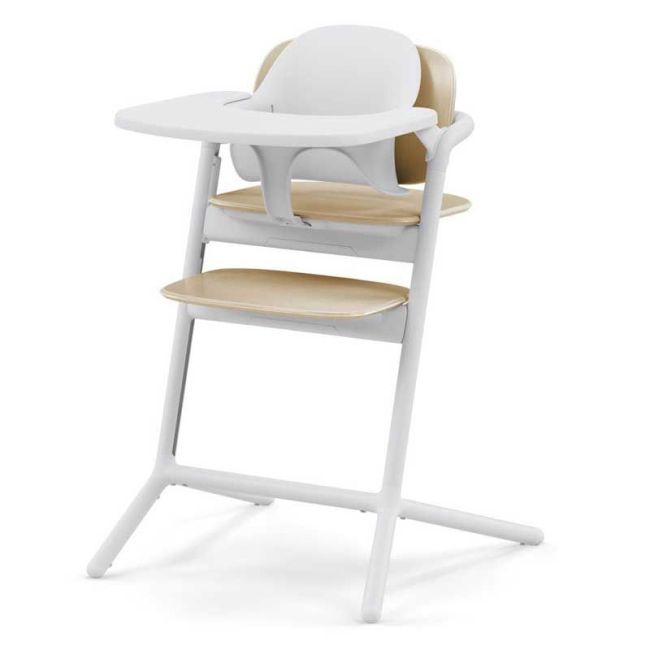 Chaise haute Lemo 4 en 1 Sand White