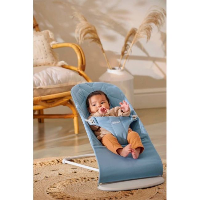 Transat Bliss BabyBjörn, Tissu tissé, Rembourré Bleu Pétale