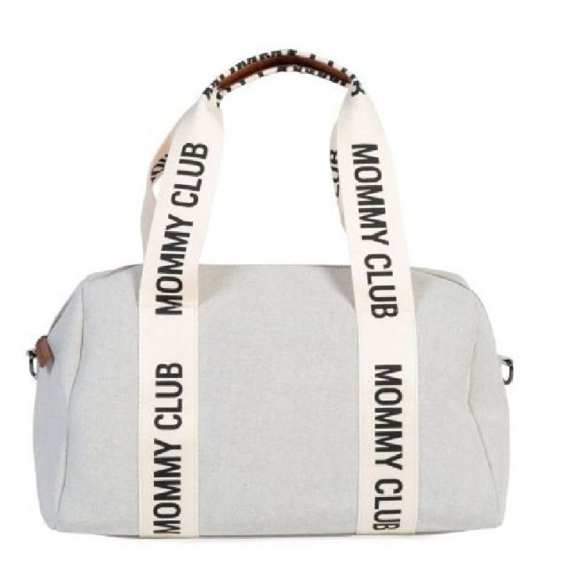 Borsa Mommy Club Signature Bianco Sporco