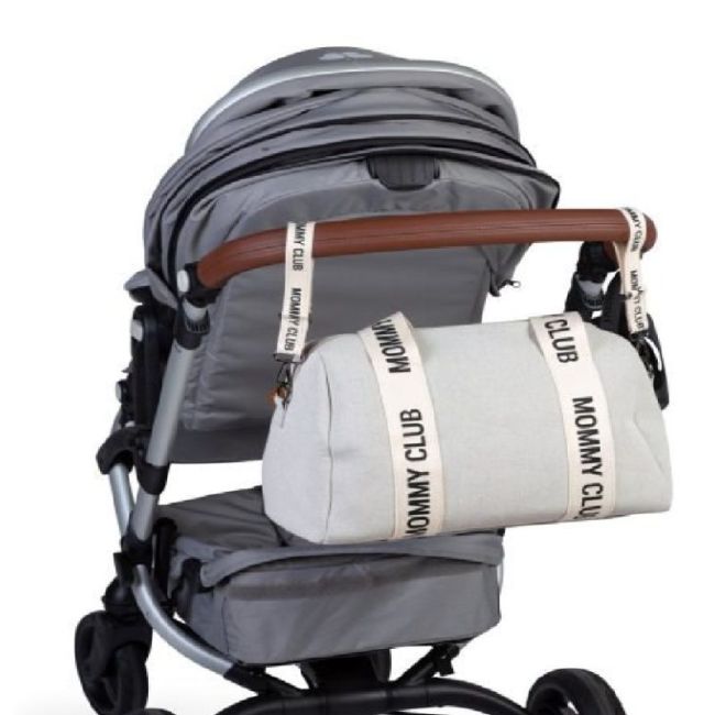 Borsa Mommy Club Signature Bianco Sporco