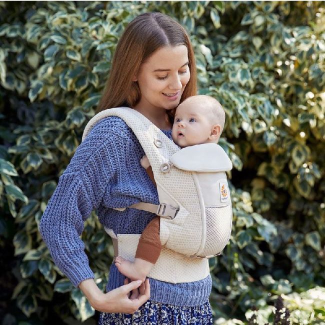 Sac à dos porte-bébé Adapt Soft Flex Mesh Naturel Beige