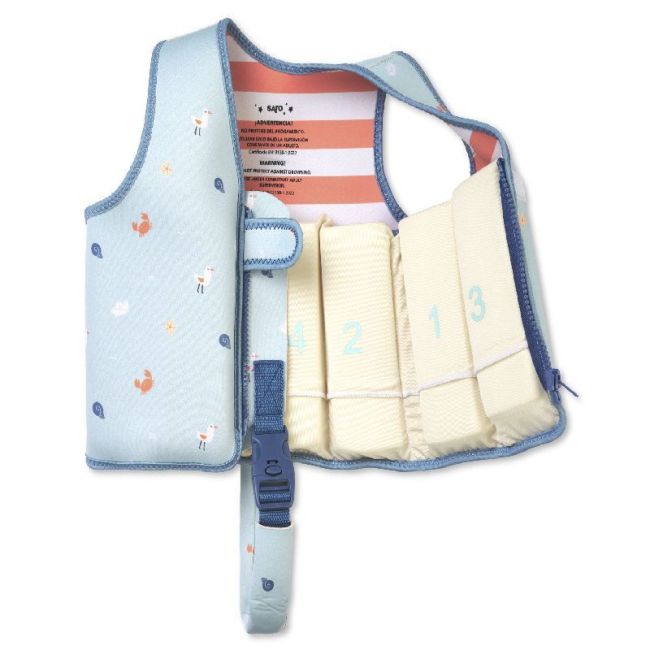 Gilet de flottaison d'apprentissage M 3-6 ans - Bleu SARO - 3