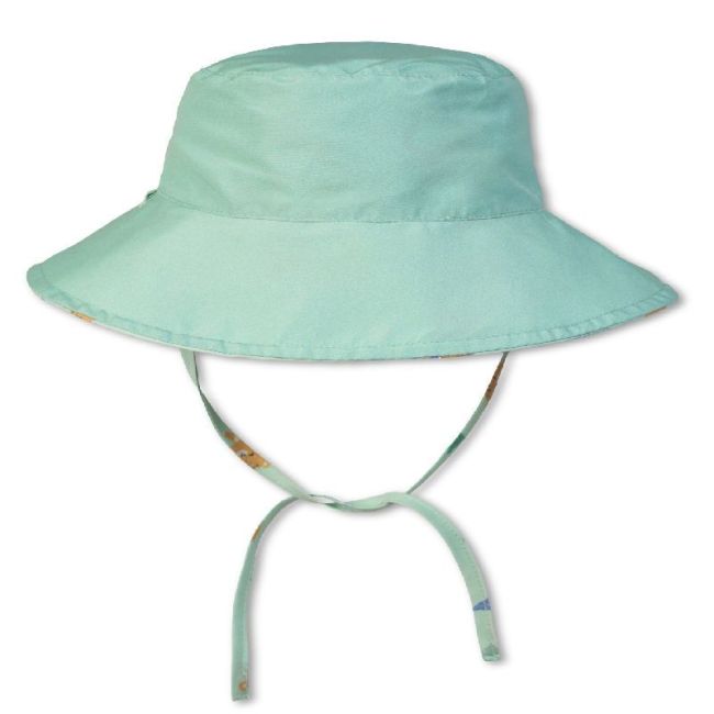 Cappello con Protezione Solare 0-6 Mesi - Verde Caccia SARO - 2