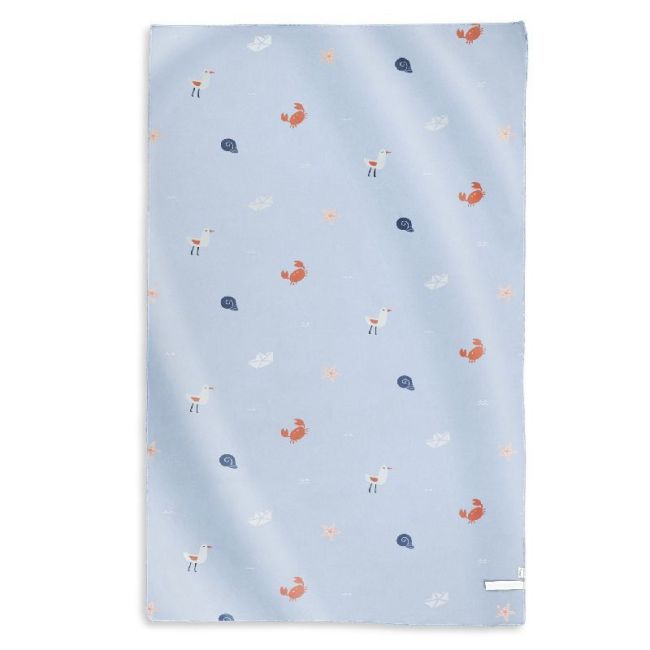 Serviette en microfibre - Bleu SARO - 1