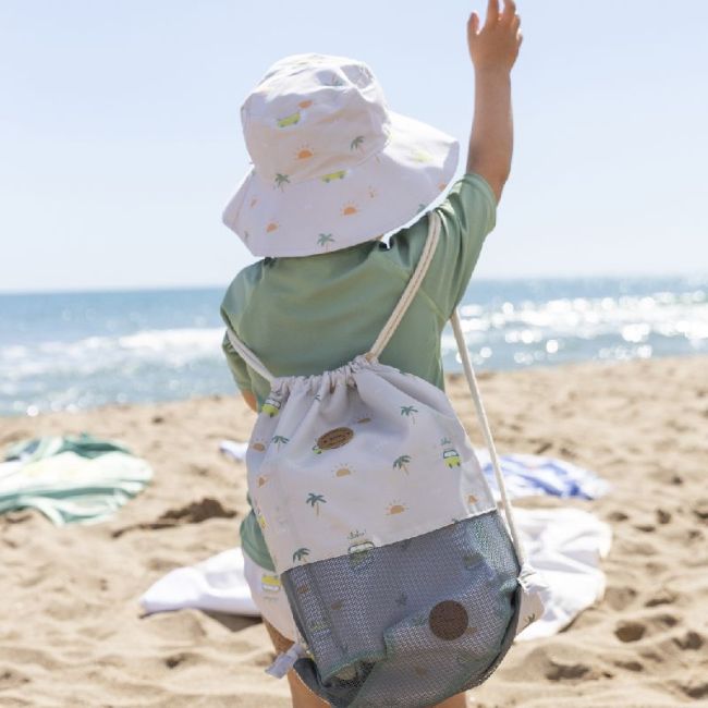 Bonnet avec protection solaire 0-6 mois - Aloha! SARO - 4