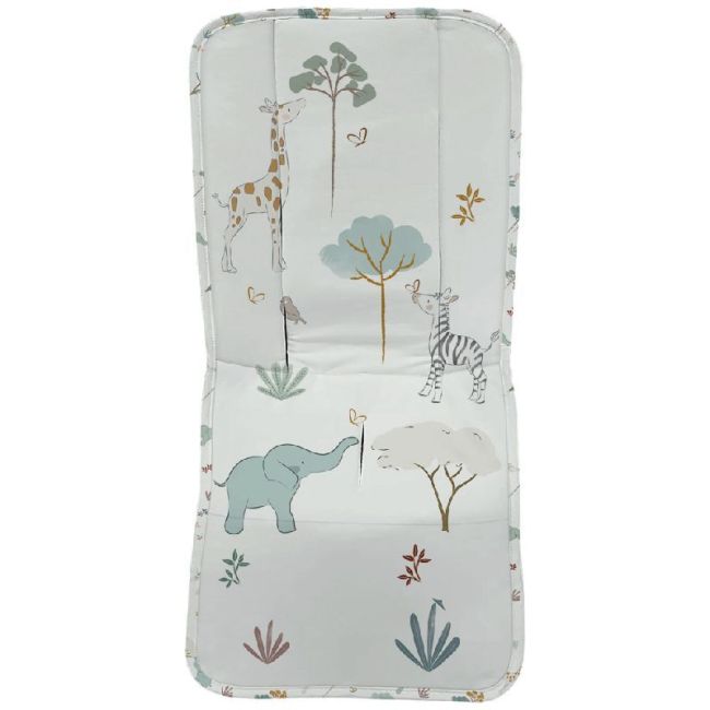 Cover Passeggino Stampato Elefante Rete 3D - Bianco