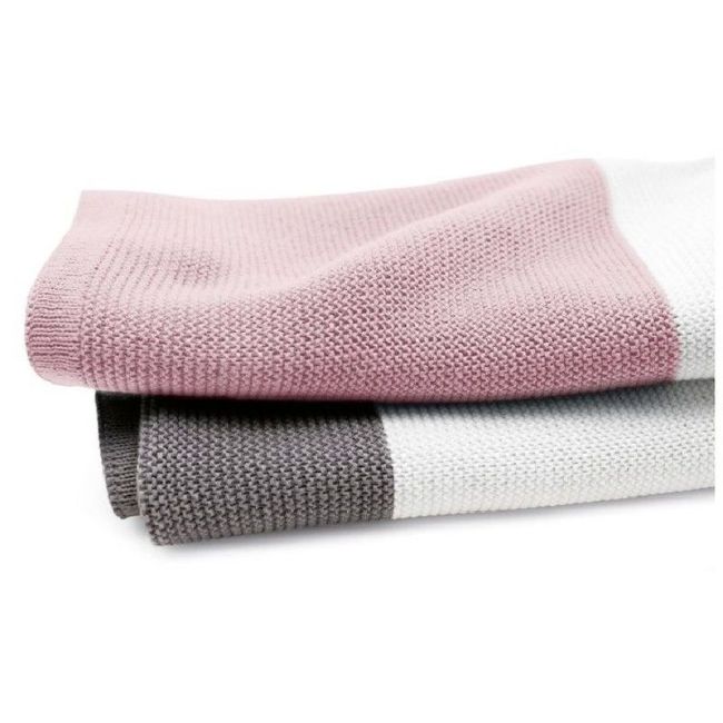 Coperta leggera in cotone Bugaboo, rosa pastello.