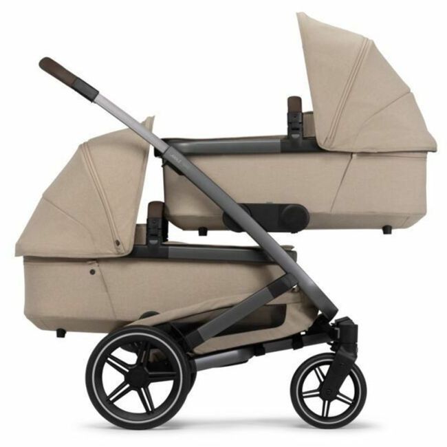 Poussette double complète Joolz Geo 3 Sandy Taupe