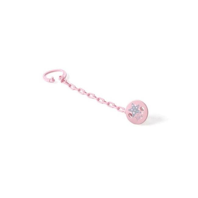 Pinza PortaCiuccio in Plastica Boho Pink