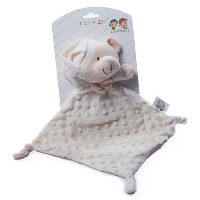 Peluche per bambini Orsetto con cappello beige