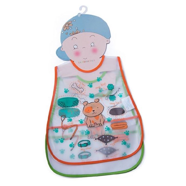 Set di 2 Bavaglini in Plastica EVA Multicolore